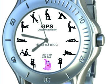 Sale retail: Montre Homme l'amour en GPS - Global Position Sexy