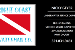 Offering: Hull Cleaning/Underwater Services - Melbourne, FL