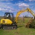 En alquiler: Alquiler retroexcavadora luigonng 904 d