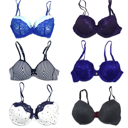 (66) Women Wholesale Boost Push Up Bras Lingerie Underwear