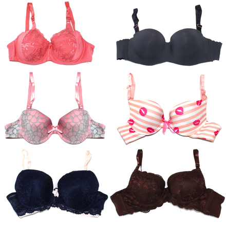 (66) Women Wholesale Boost Push Up Bras Lingerie Underwear