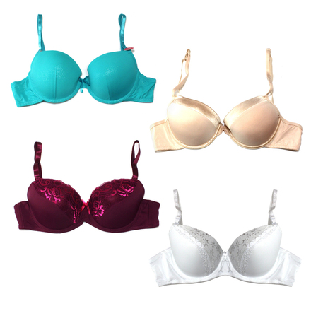 (66) Women Wholesale Boost Push Up Bras Lingerie Underwear
