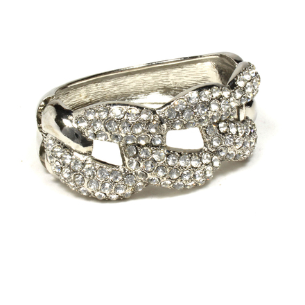 (474) Wholesale Mixed Rhinestone Alloy Bracelets Cuff Bangle