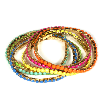 (474) Wholesale Mixed Rhinestone Alloy Bracelets Cuff Bangle